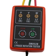 💥[Free Shipping]💥SM852B Phase Meter Current Voltage Detector Portable Three-Phase Phase Sequence Det