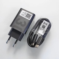 30W PD Turbo Fast Charger Original EU Wall Adapter 1M USB C Cable For Motorola Razr 40 50 Ultra Edge