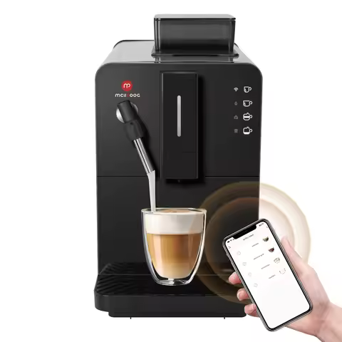 Hi05 Tuya App Built-in Cooler Milk Tank Home Smart Expresso Fully Automatic Coffee Making Machine Wi