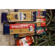 PASTA GIFT COMBO: 1 REGYNNA 400GR + 1 MASRYA 500GR + 1 SAUCE 500GR + 1 BALDUCCI 500GR + 1 MARTINO 50
