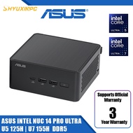 ASUS NUC 14 Pro Mini PC | Ultra 7 155H/Ultra 5 | Intel Arc | WiFi 6E | 2.5" Bay | 3-Yr Warranty