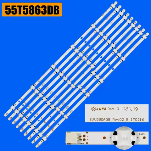 LED Backlight Strip For 55V5863DG 55T6863DB 55V5863DA 55VL3A6 55UD8400 TX55GXW584 55HK25T74U L55UE19