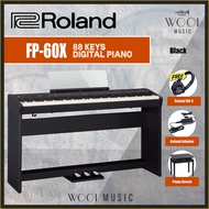 Roland FP-60X Digital Piano 88 Keys with Stand (Black)