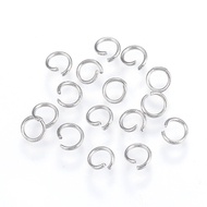 1000Pc 304 Stainless Steel Open Jump Rings Metal Connectors For Diy Jewelry Crafting And Keychain Accessories Stainless Steel Color 22 Gauge 4X0.6Mm Inner Diameter: 3Mm