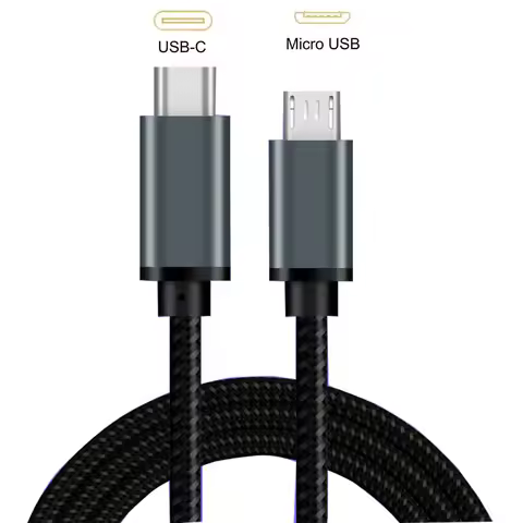 Braided USB C to Micro USB Cable Fast USB Type C to Micro USB OTG Charging Sync cable USB-C to Micro