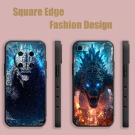 Casing For iPhone 15 Pro Max 16 PRO MAX 16e Godzilla Art Design DBC02 Phone Case Square Edge