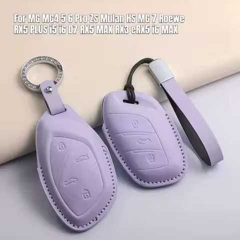 Car Key Case Fob Cover Key Case Shell Buckle for MG MG4 5 6 Pro ZS Mulan HS MG 7 Roewe RX5 PLUS I5 I