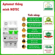 Cầu Dao Thông Minh Đo Năng Lượng Aptomat  Hunonic Notec Chính Hãng