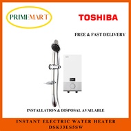TOSHIBA DSK33ES5SW BUILT-IN ELCB BUILT-IN INSTANT ELECTRIC WATER HEATERELECTRIC WATER HEATER (WHITE)