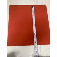 Heat-resistant red mat size 38x38cm for flat heat press machine size 38x38