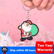 Christmas cartoon keychain creative Christmas small gift hanging Santa Claus children's pendant decoration gift