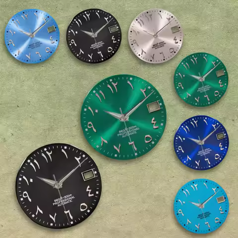NG S Logo 28.5mm Arabic Letter Numerals Dial NH35/NH36 Movements Watches for men Watch Modification 