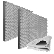 BEIYIN Premium Acoustic Foam Egg Crate Soundproof Panels 150X60X5CM High Density Sound Absorption Fo