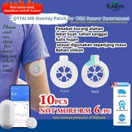 【Hot】10PCS Ottai M8 Overlay Patch Waterproof Adhesive Patch for Continuous Glucose Monitoring Adhesi