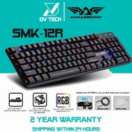 Armaggeddon SMK-12R RGB Kestrel Outemu Switch Mechanical Keyboard | 104 Key Low-Profile | 16.8 Million Colour RGB Effect