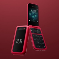 【Ready Stock】Original Flip Mobile Phone 3G version for Nokia 2660 Support memory card FM Bluetooth Mobile Phone Full Set