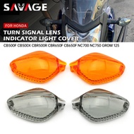 SAV Turn Signal Indicator Lens For HONDA CBR500R CB500X CB500F CB650F CBR650F CB 650F 500F 500X Moto