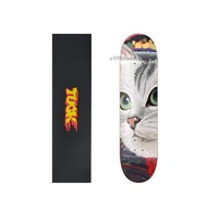 TUCK COMPLETE SKATEBOARD -(GENUINE QUALITY PROFESSIONAL SKATEBOARD, BEAUTIFUL AND SHARP IMAGES) TUCK