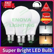 1 YEAR WARRANTY HIGH BRIGHTNESS LED BULB 5 WATT, 7 WATT, 9 WATT, 12 WATT, 15 WATT E27 HOLDER   - DIM