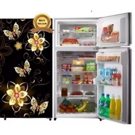 sticker kulkas 1 pintu stiker 3 dimensi sticker kulkas 1 pintu full body merk Sharp Sanyo stiker kul