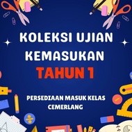 [Softcopy PDF📚] KOLEKSI UJIAN KEMASUKAN TAHUN 1 (✅Jwp） + LATIHAN MODUL 3M + GENIUS KID GUIDEBOOK