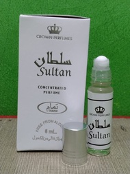 SULTAN PARFUM KEMASAN 6ML CROWN PERFUMES MINYAK WANGI NON ALKOHOL ROLL ON
