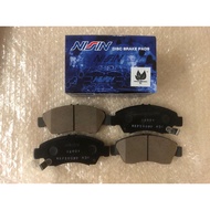 HONDA CIVIC/CITY EG SR4 FRONT BRAKE PADS , DISC BRAKE PAD NISSIN (1990-1995)