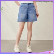 Eyouth 10117 Women Soft Denim Culotte Shorts