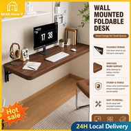 Wall Mounted Foldable Desk Metal Bracket Floating Fold Down Writing Table Wall Laptop Work Table