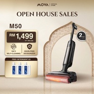 MOVA M50 Wet Dry Vacuum Cleaner | 100% Anti-tangle | 100°C Self-Cleaning | Odor-Free Deodorizer | 10