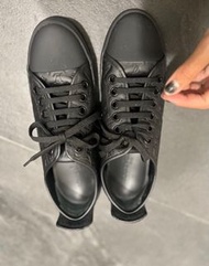 LV黑色帆布鞋37.5