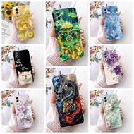 Clear For Vivo Y72 5G Case V2041 Aesthetic Cute Cartoon Fashion Butterfly Funny Painted Casing For Y