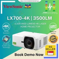 Viewsonic LX700-4K | Viewsonic Projector 3,500 ANSI Lumens 4K Laser Home Projector | 3 Years Warrant