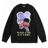 Patternmerch "hajima no ippo wind god fujin" Oversize T-Shirt | Oversized Longsleeve | Washing tee |