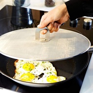 3PCS Splatter Screen for Cooking - Stainless Steel Grease Splatter for Frying Pan No Cooking Oil Mes