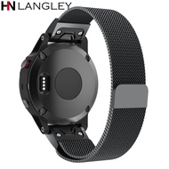 Quick Fit Release Easy Fit Milanese Loop Band for Garmin Fenix 3 / HR / 5X /5S Magnet Strap Forerunner 935/Approach S60 Bands