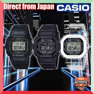 Casio G-Shock Men's Radio Solar Watch - Model GW-5000 Series (Black/White) - Biomass Plastic / Metal