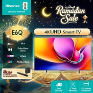 [FREE Installation] Hisense 43-75 inch 4K UHD Dual Band WiFi Voice Control Smart TV/ Dolby Vision/AI