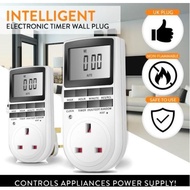 Local seller SG plug digial timer Digital timer switch UK plug Timer Switch Socket SG power adapter with timer built-in