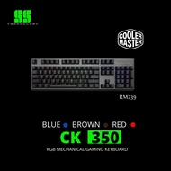 COOLER MASTER CK-350 WIRED USB GAMING MECHANICAL KEYBOARD RGB BACKLIGHTING