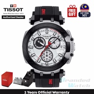 [Official Warranty] Tissot T115.417.27.011.00 Men's New 2018 T-Race Chronograph Swiss Quartz Black Silicone Strap Man WatchT1154172701100  (watch for men / jam tangan lelaki / tissot watch for men / tissot watch / men watch)