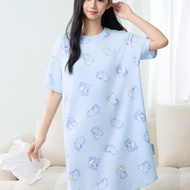 6IXTY8IGHT SNOOPY COLLECTION ZIA R BRUSHED JERSEY SLEEP DRESS FOR WOMAN GIRL HW09861
