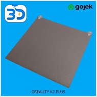 Creality K2 Plus Build Plate 370x370mm Double Side Textured PEI Sheet Heated Bed Spring Steel Flexib