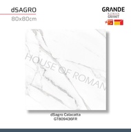 ROMAN GRANIT GRANDE dSagro Calacatta 80X80 GT809436FR ROMAN GRANITE