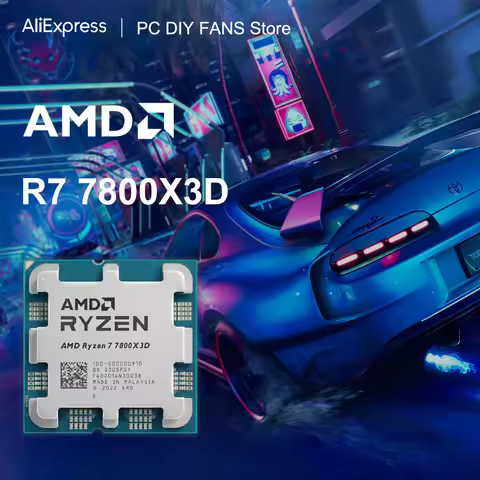 AMD Ryzen 7 7800X3D New R7 7800x3d Gaming CPU Processor 5.0GHz 8-Core 16-Thread 5NM L3=96M 100-10000