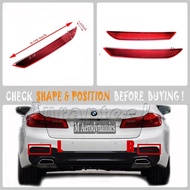 For REAR Reflector 17-22 BMW 5 M-SPORT G30 Sedan G31 Wagon 520d 520dX 525d 530d 530dX 530e 530iX 540