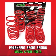 MAZDA 2 / FORD FIESTA LOWERED SPORT SPRING PROEXPERT