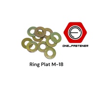 100 pcs M18 Yellow PlateRing 18x38 18mm 18mm Washer Plate bolt 27 WPK