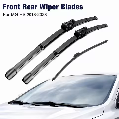 For MG HS 2018-2023 MGHS AS23 EHS PHEV Front Rear Wiper Blades Windshield Windscreen Brushes Car Acc
