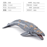โมเดลสัตว์น้ำ Prehistoric Whale Shark Tiger Shark Blue Whale โมเดลสัตว์น้ำทะเล 3D โมเดลสัตว์ประดิษฐ์